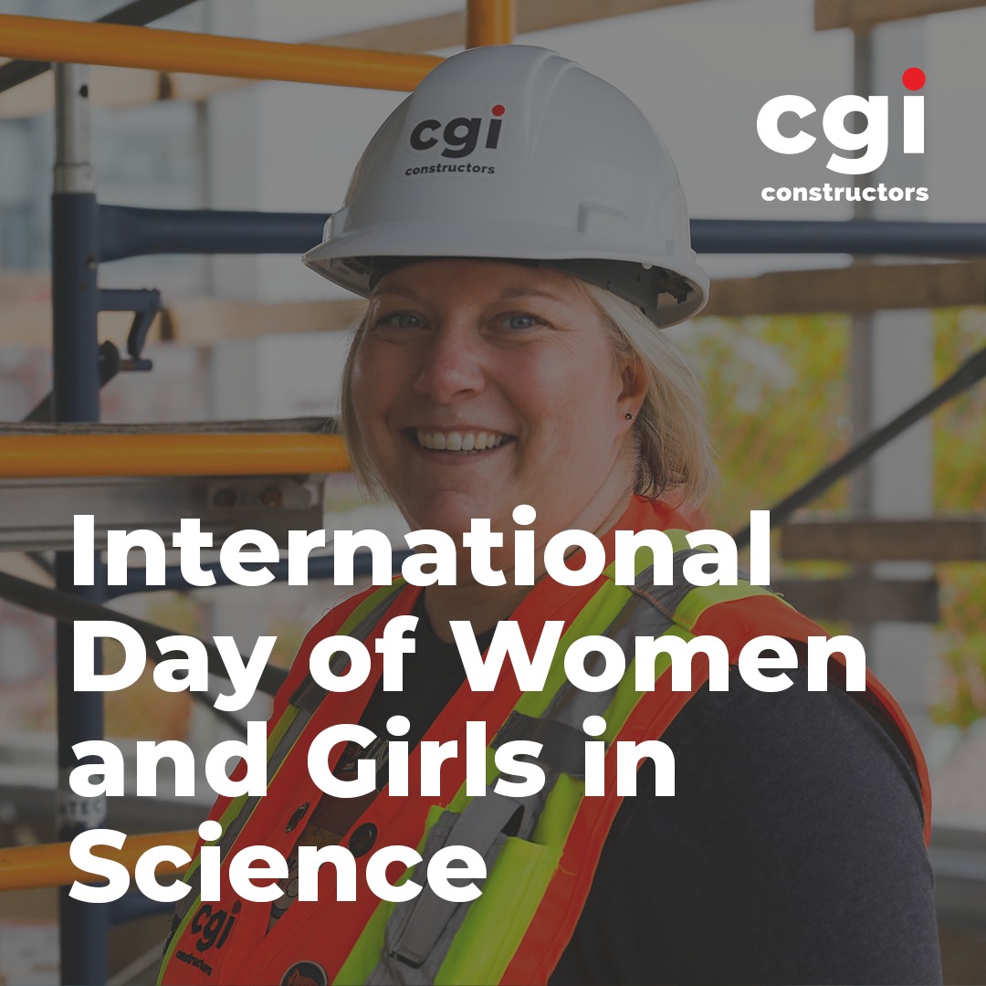 Today we celebrate the women and girls shaping science, engineering, and construction. Their hard work continues to transform the industry — proving that construction is a place where women and girls lead, build, and thrive. Happy International Day of Women and Girls in Science.

#CGIConstructors #WomenAndGirlsInScience