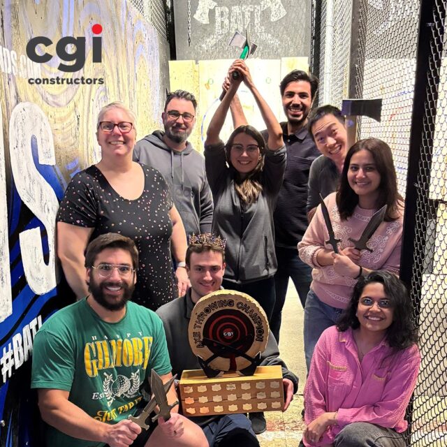 Who knew we had so many axe-throwing pros in the Toronto office?

Our team recently got together for our much-awaited and always-loved axe throwing event, and safe to say, this one really hit the mark. 🎯

#CGIConstructors #TeamBuilding