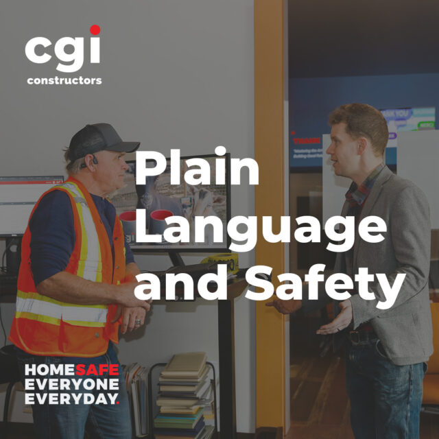Safety starts with understanding. Every worker has the right to clear, simple information about procedures and hazards on the job.

Using complex terms, jargon, or acronyms can create confusion—and confusion can lead to mistakes. When communication is simple and direct, everyone is better equipped to work safely and confidently. Let’s make safety language accessible for all. Clear communication saves lives.

#CGIConstructors #HomeSafeEveryOneEveryDay #SafetyandHealthWeek
