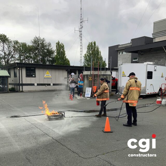 Safety in action! Last week, our team participated in fire extinguisher training to strengthen emergency response skills and reinforce our commitment to a safe workplace. Great work by everyone involved!

#CGIConstructors #HomeSafeEveryOneEveryDay