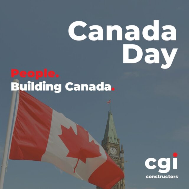 From coast to coast, our work is driven by the people and communities that make Canada strong.

CGI is proud to build right here at home.

Happy Canada Day.
People. Building Canada.

#CGIConstructors #CanadaDay #PeopleBuildingCanada