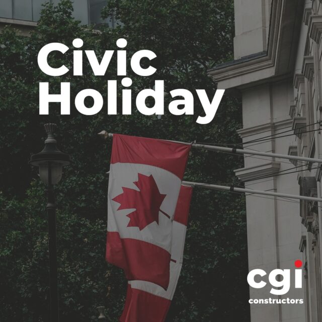 Celebrating the vibrant communities we’re proud to live, work, and build in and taking time to reflect on the people and teams who contribute to the diversity and shared sense of belonging that make them thrive. Happy Civic Day.

#CGIConstructors #CivicDay