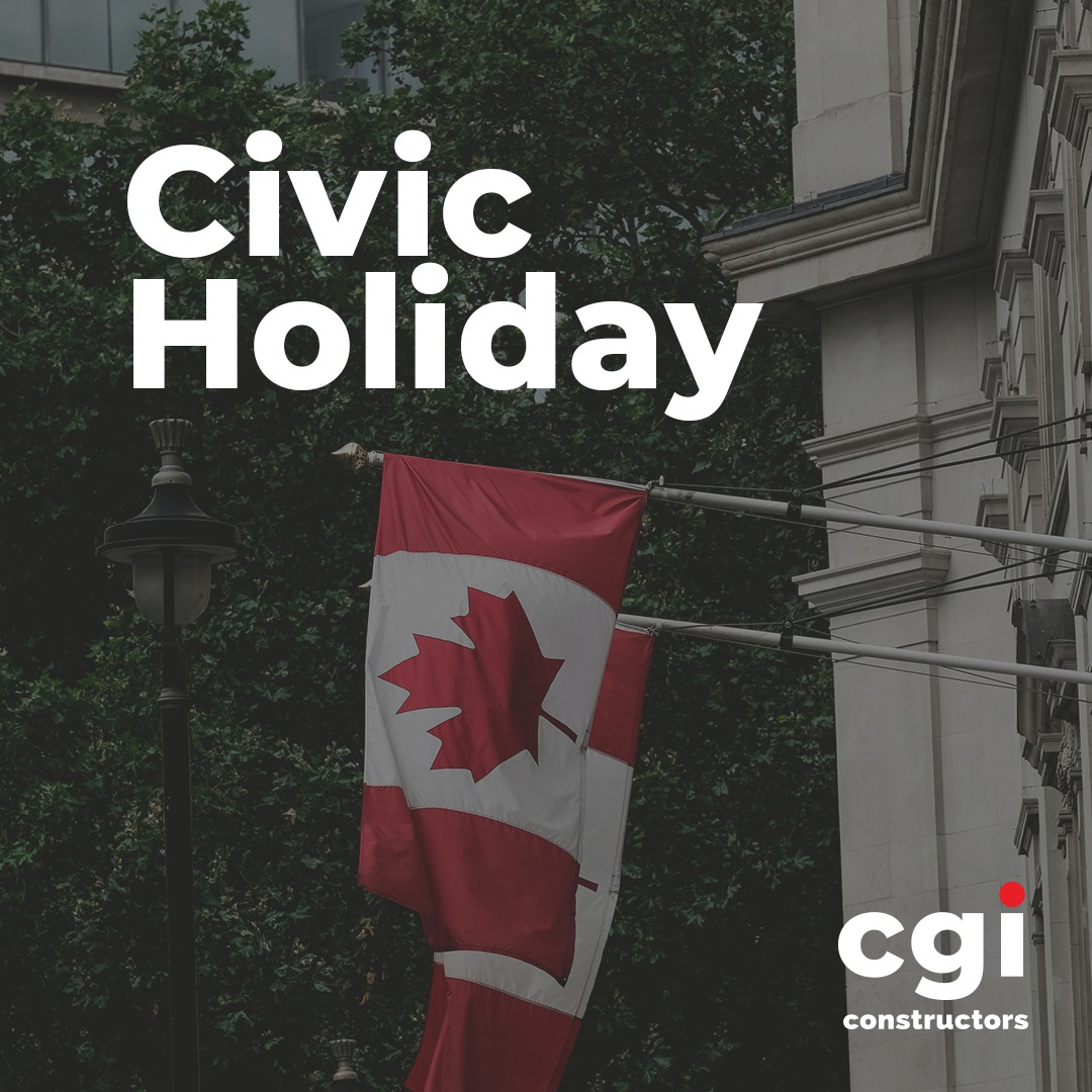 Celebrating the vibrant communities we’re proud to live, work, and build in and taking time to reflect on the people and teams who contribute to the diversity and shared sense of belonging that make them thrive. Happy Civic Day.

#CGIConstructors #CivicDay