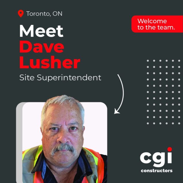 Our Toronto team is growing! 🎉

We’re excited to welcome four new team members to CGI Constructors:

• Dave Lusher – Site Superintendent
• Lisa Delgado – Project Coordinator
• Kishan Vyas – Field Coordinator
• Abhishek Mannam – Estimator

We’re excited to have you all on board and look forward to the experience and expertise you’ll bring to our growing Toronto team. Welcome to CGI! 👏

#CGIConstructors #TeamCGI