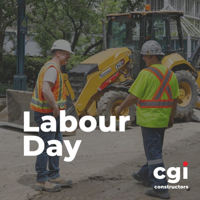 This Labour Day, we recognize the dedication and expertise of everyone who brings our projects to life—from labourers and skilled tradespeople on site, to planners, coordinators, and support teams behind the scenes.
Thank you for the commitment and care you bring to your work every day.
#CGIConstructors #LabourDay #PeopleBuildingCanada