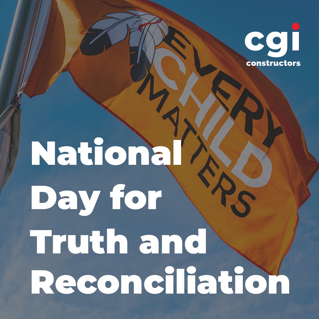 On the National Day for Truth and Reconciliation, we honour the survivors of residential schools, remember the children who never returned home, and acknowledge the lasting impacts on Indigenous communities.
At CGI Constructors, we recognize that reconciliation requires ongoing learning, reflection, and meaningful action. We remain committed to continuing that work.
#CGIConstructors #NDTR