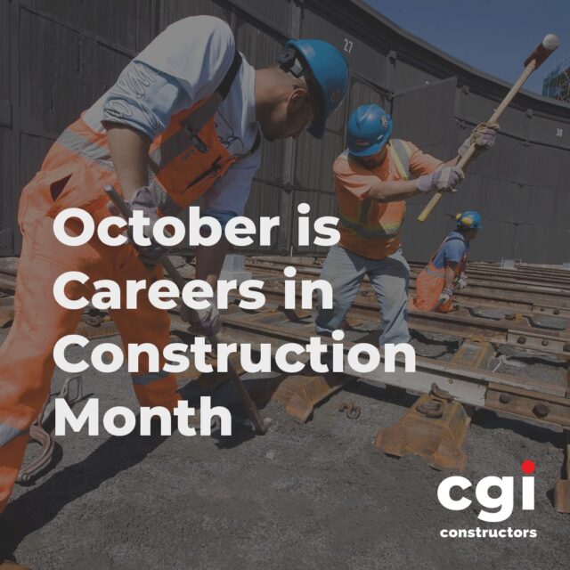 October is Careers in Construction Month!

This month, we’re recognizing the many people whose skills, experience, and teamwork bring projects to life. At CGI, we’re proud of the people who bring their expertise and dedication to our projects every day.

Thank you to our teams and industry partners for the work you do and the knowledge you share with the next generation.

#CGIConstructors
